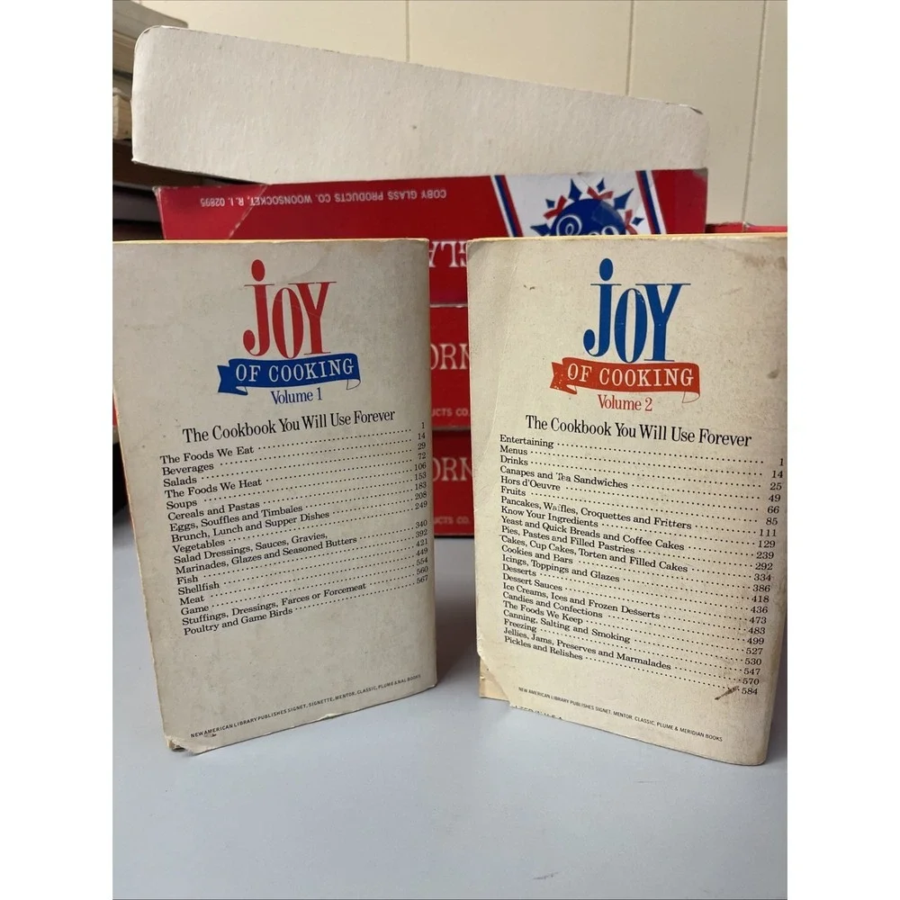 The Joy Of Cooking Volume 1 &2 by Irma S. Rombauer & Marion Rombauer Becker 1974